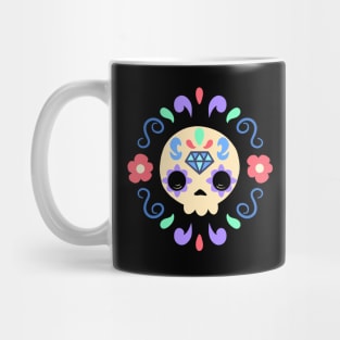 Cute mexican skull. Dia de los muertos Mug